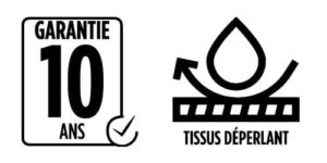 picto garantie 10 ans tissus déperlants FR