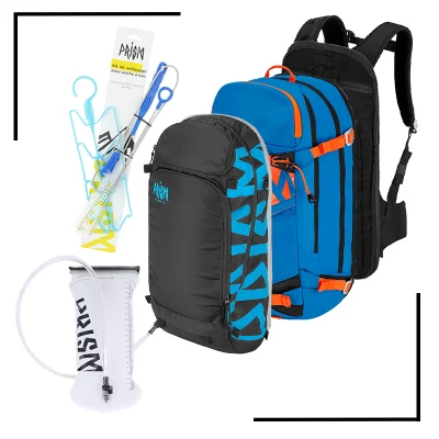 Pack sacs à dos modulables Prism Cobalt 18L + Tantale 33L
