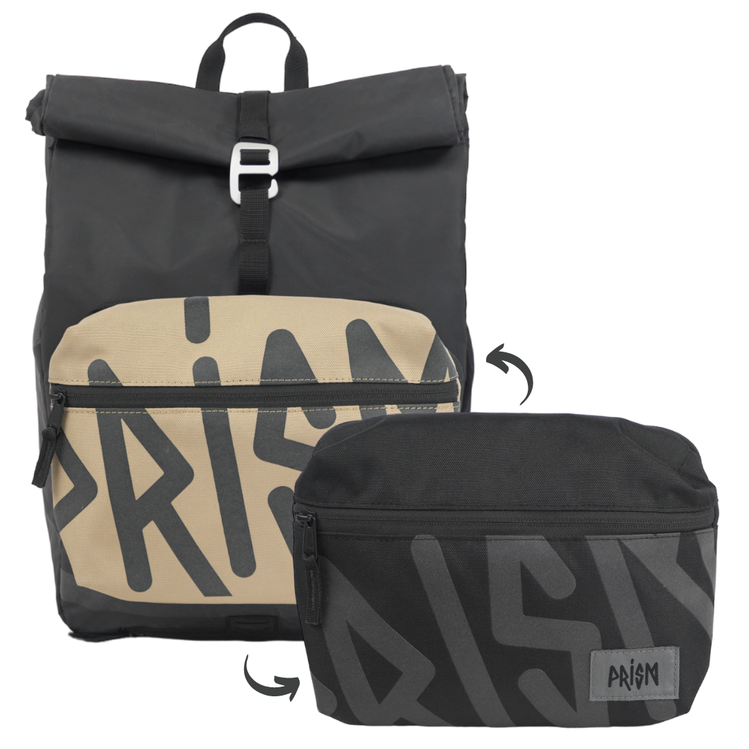 sac à dos kanapsa pack lot SKAMBIA POCHETTE INTERVETIBLE MODULABLE PERSONNALISABLE