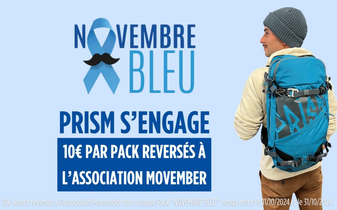 Soutenez l’association Movember avec PRISM pour Novembre Bleu 2024