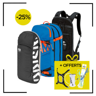 PACK PROMO OFFRE PRISM SACS A DOS MODULABLES OUTDOOR TECHNIQUES