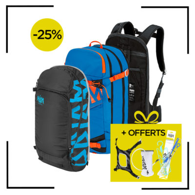 PACK PROMO OFFRE PRISM SACS A DOS MODULABLES OUTDOOR TECHNIQUES