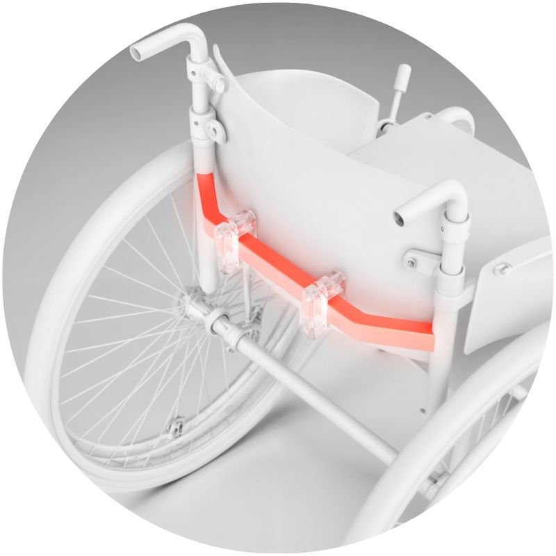 Détail fauteuil fixation