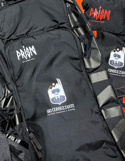 Sac floqué Ski Consultant par PRISM sac sport modulable logo marquage personnalisé